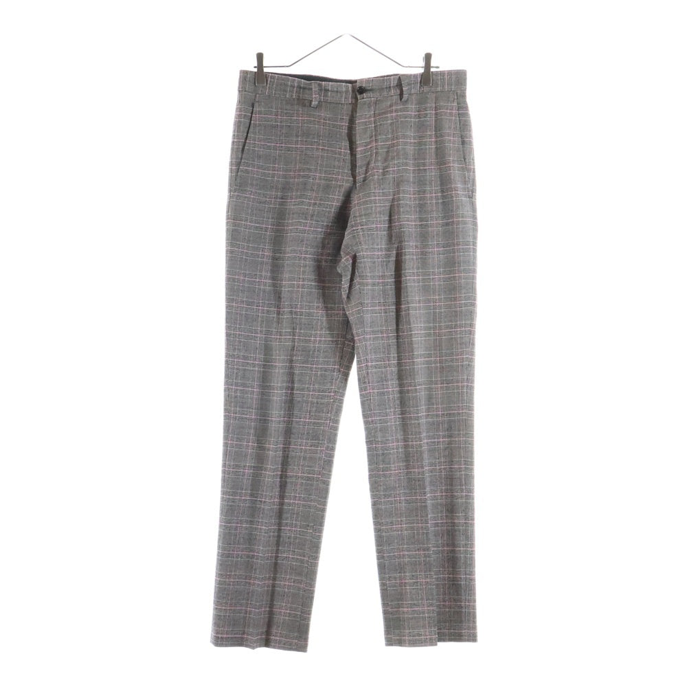 ETRO(エトロ) ウール チェック 2Bテーラードジャケット センタープレス スラックスパンツ セットアップ グレー
