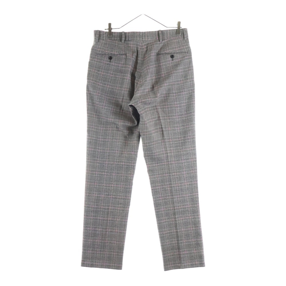 ETRO(エトロ) ウール チェック 2Bテーラードジャケット センタープレス スラックスパンツ セットアップ グレー