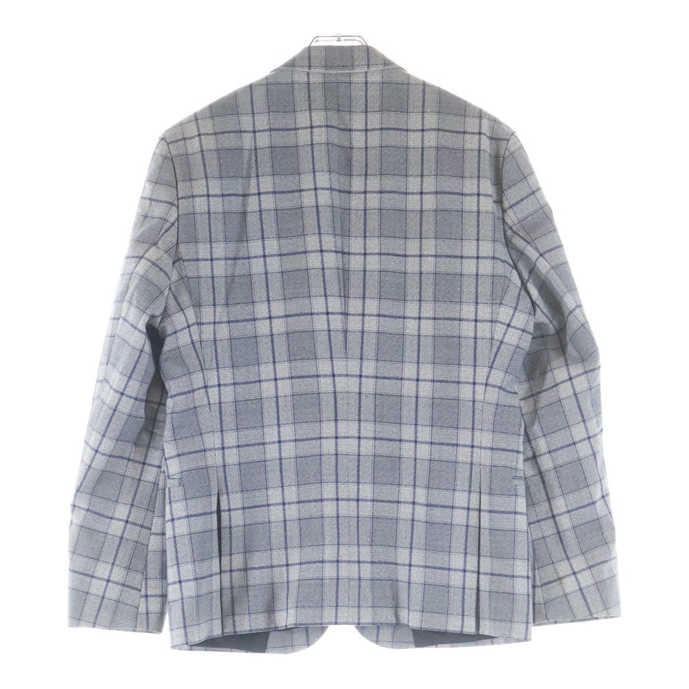 HUGO BOSS(ヒューゴボス) GUABELLO ウール チェック 2Bテーラードジャケット センタープレス スラックスパンツ セットアップ グレー