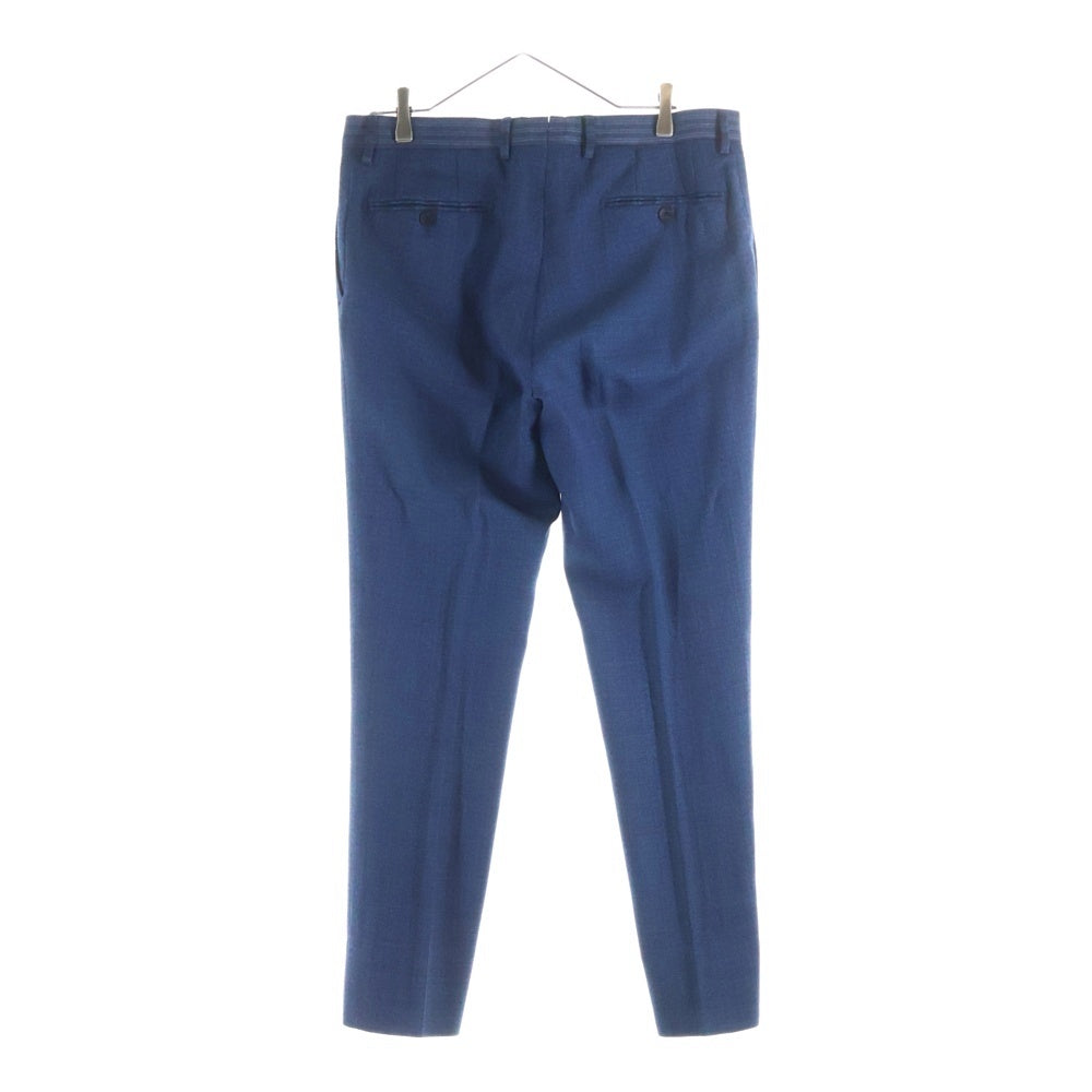 ETRO(エトロ) ウール アームチェック 2Bテーラードジャケット センタープレス スラックスパンツ セットアップ ネイビー