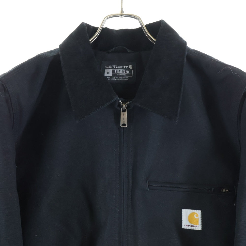 Carhartt WIP(カーハート ダブリューアイピー) DETROIT JACKET 裏地ブランケット ダック地 デトロイトジャケット ブラック OJ3828