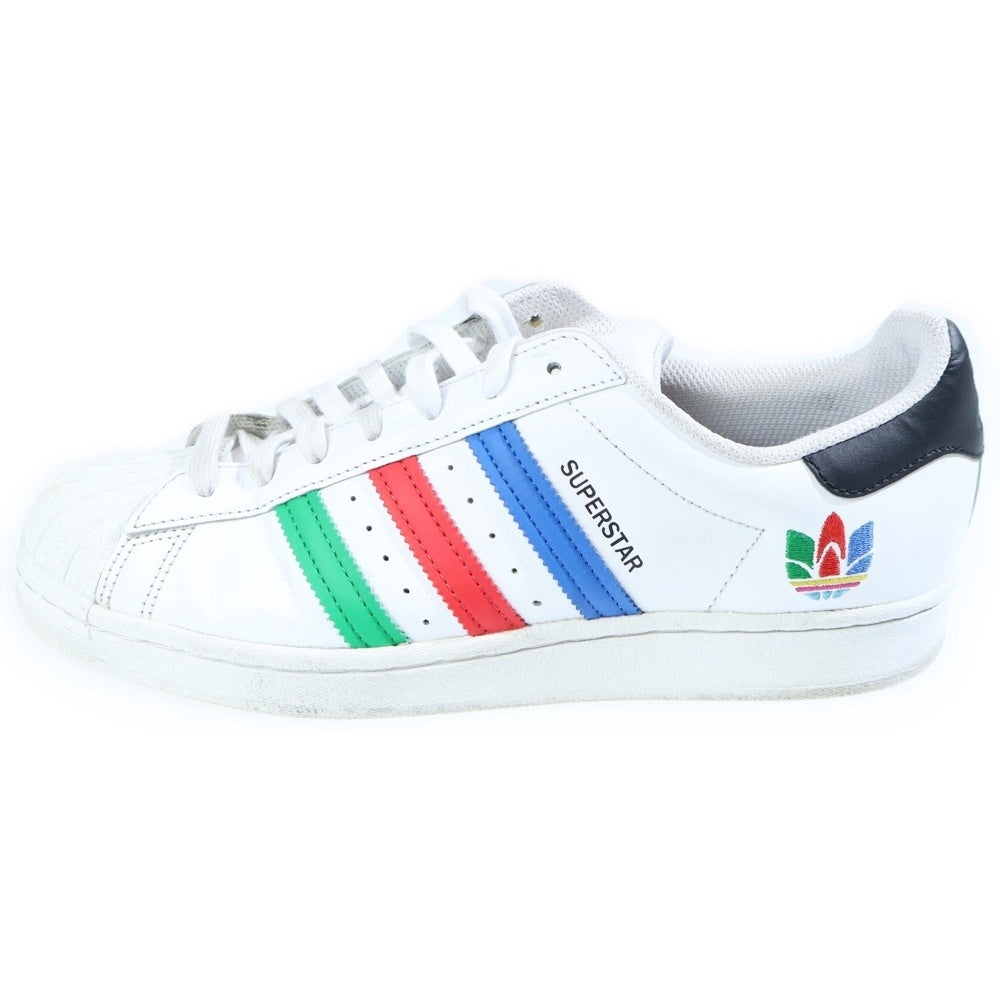adidas(アディダス) SUPERSTAR COLORFUL TREFOIL スーパースター カラフルトレフォイル ローカットスニーカー ホワイト US9/27cm FU9521