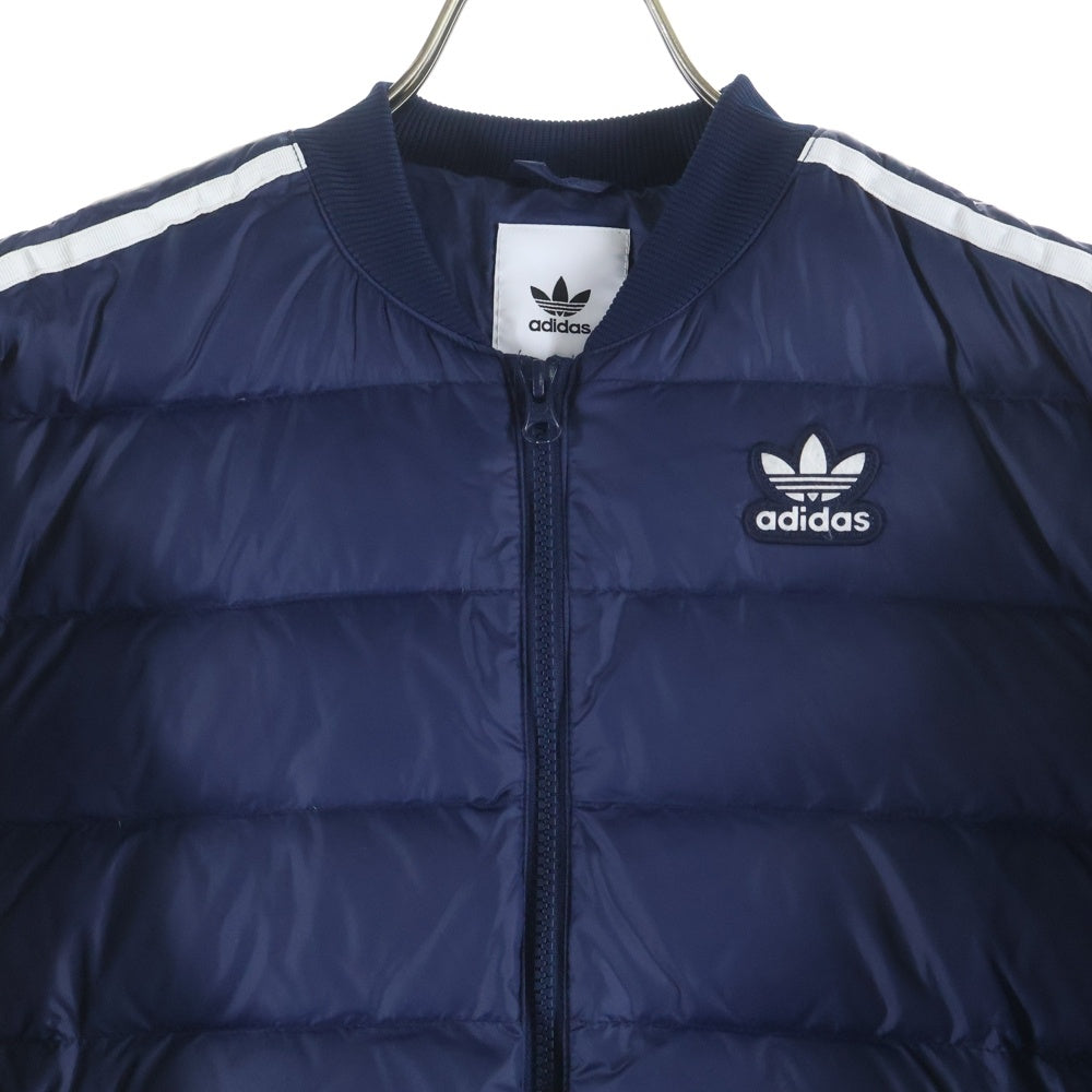 adidas(アディダス) SST LIGHT DOWNJACKET サイドライン ライトダウンジャケット ネイビー FL0005
