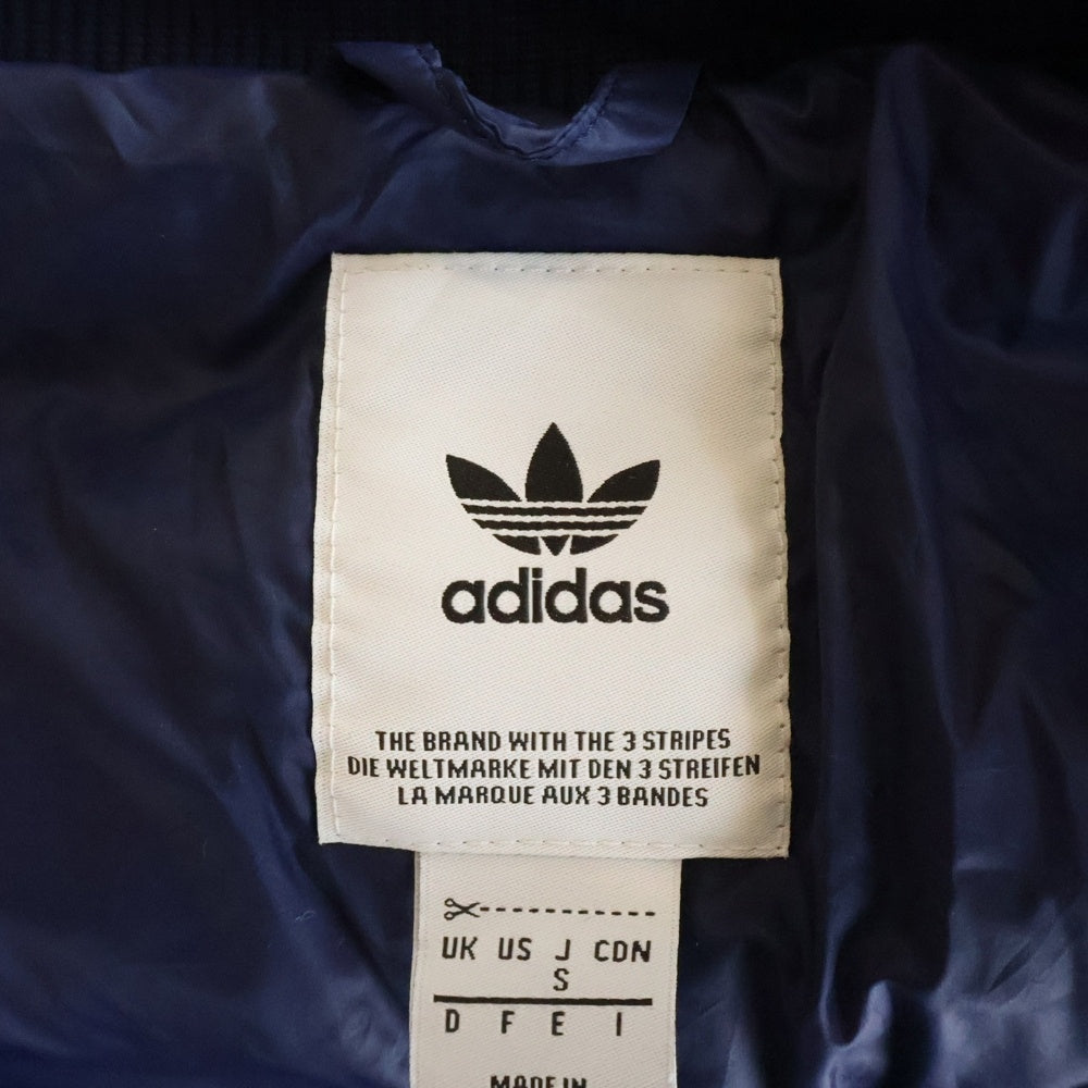 adidas(アディダス) SST LIGHT DOWNJACKET サイドライン ライトダウンジャケット ネイビー FL0005