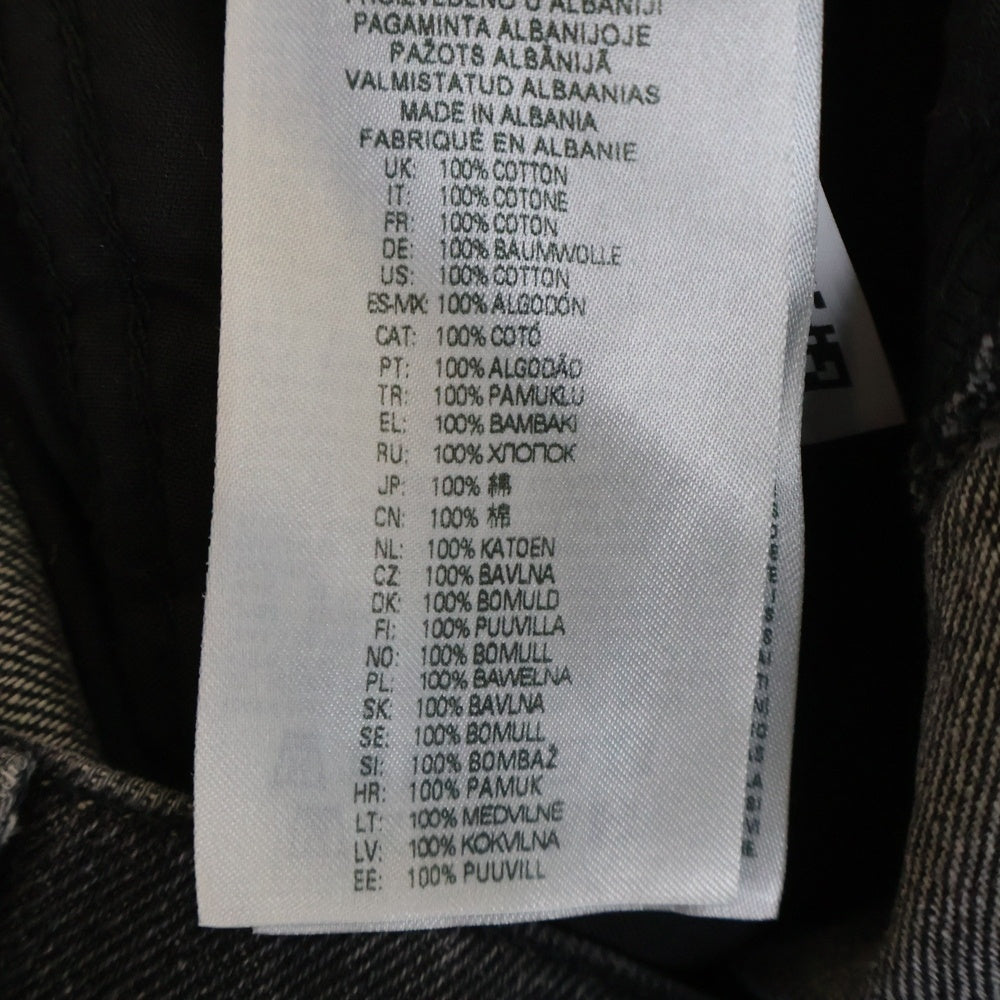 DIESEL(ディーゼル) D-SIRE-CARGO-S マルチポケット ボタンフライ デニムカーゴパンツ レディース ブラック A11871