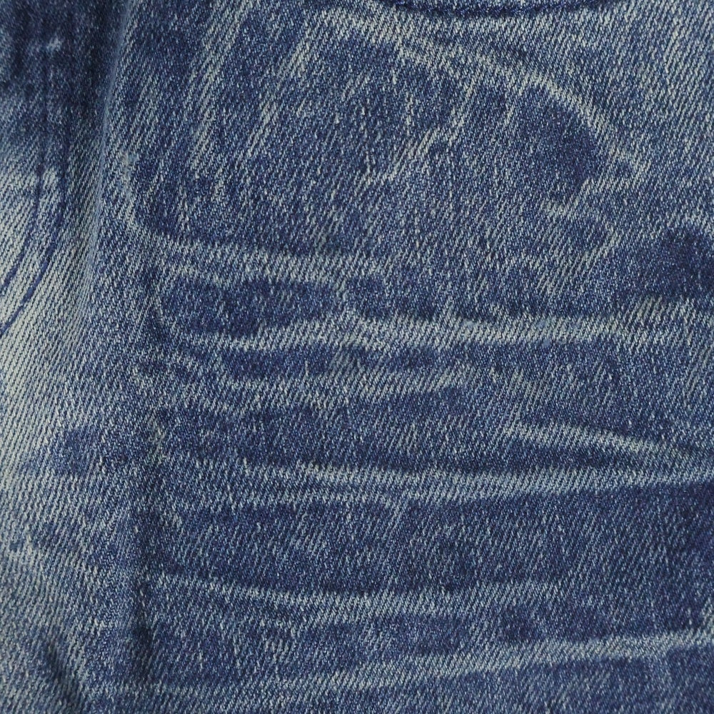 DIESEL(ディーゼル) マルチポケット ダメージ加工 ボタンフライ デニムパンツ レディース インディゴ A18982