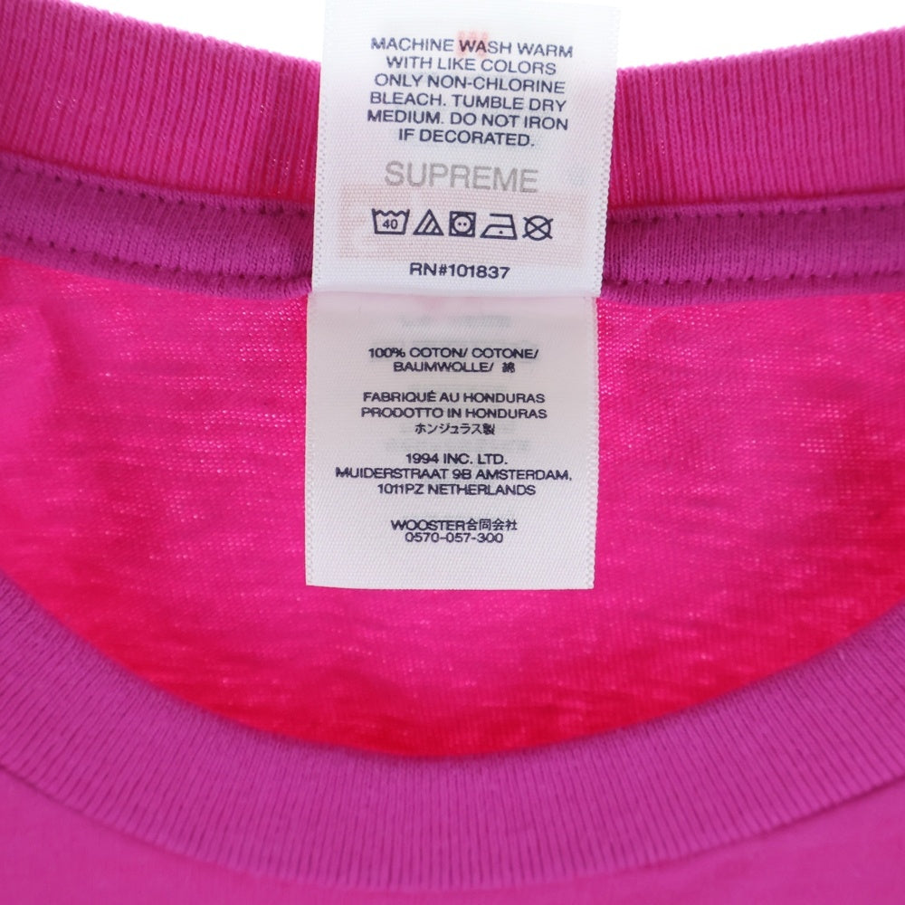 SUPREME(シュプリーム) 24AW Tera Patrick Tee テラパトリック クルーネック カットソー 半袖Tシャツ ピンク