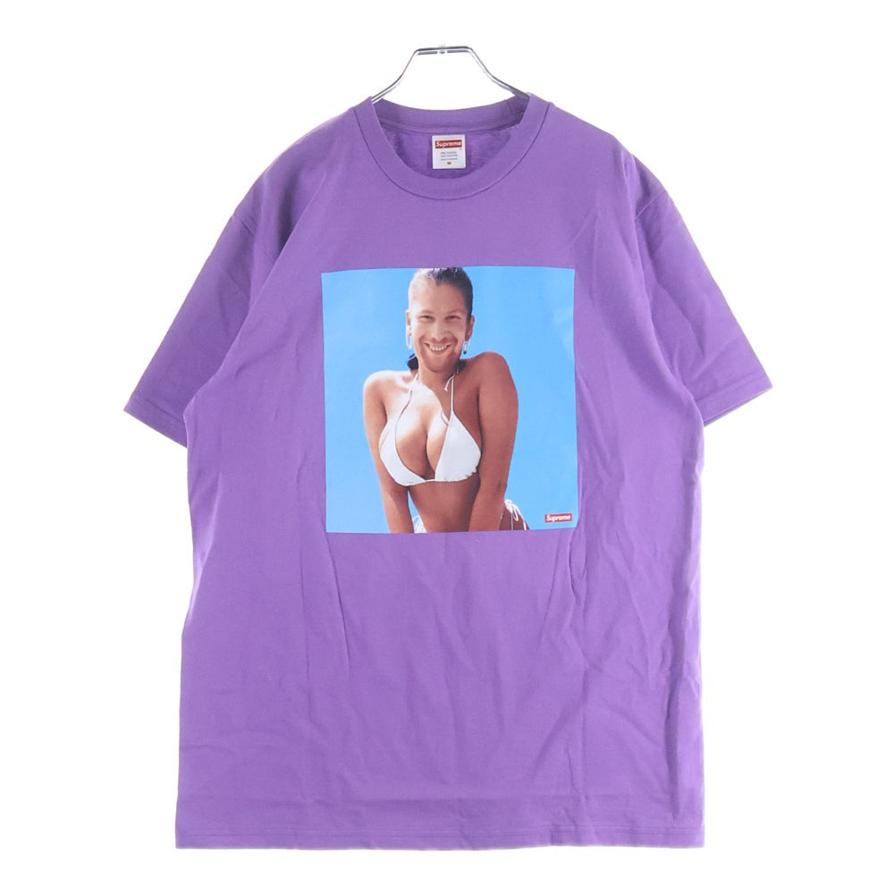 SUPREME(シュプリーム) 25SS ×Aphex Twin Windowlicker Tee エイフェックス ツイン ウィンドウリッカー クルーネック カットソー 半袖Tシャツ パープル