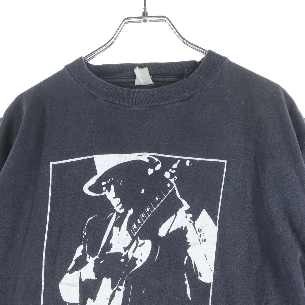 VINTAGE(ヴィンテージ) 80S VINTAGE JOHN LEE HOOKER ヴィンテージ ジョンリーフッカー フロントプリントTシャツ 半袖クルーネックカットソー ブラック