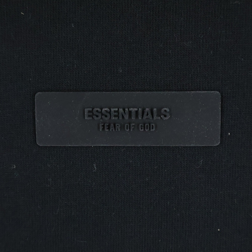 FEAR OF GOD ESSENTIALS(フィアオブゴッド エッセンシャルズ) ロゴパッチ コットン タンクトップ カットソー ブラック