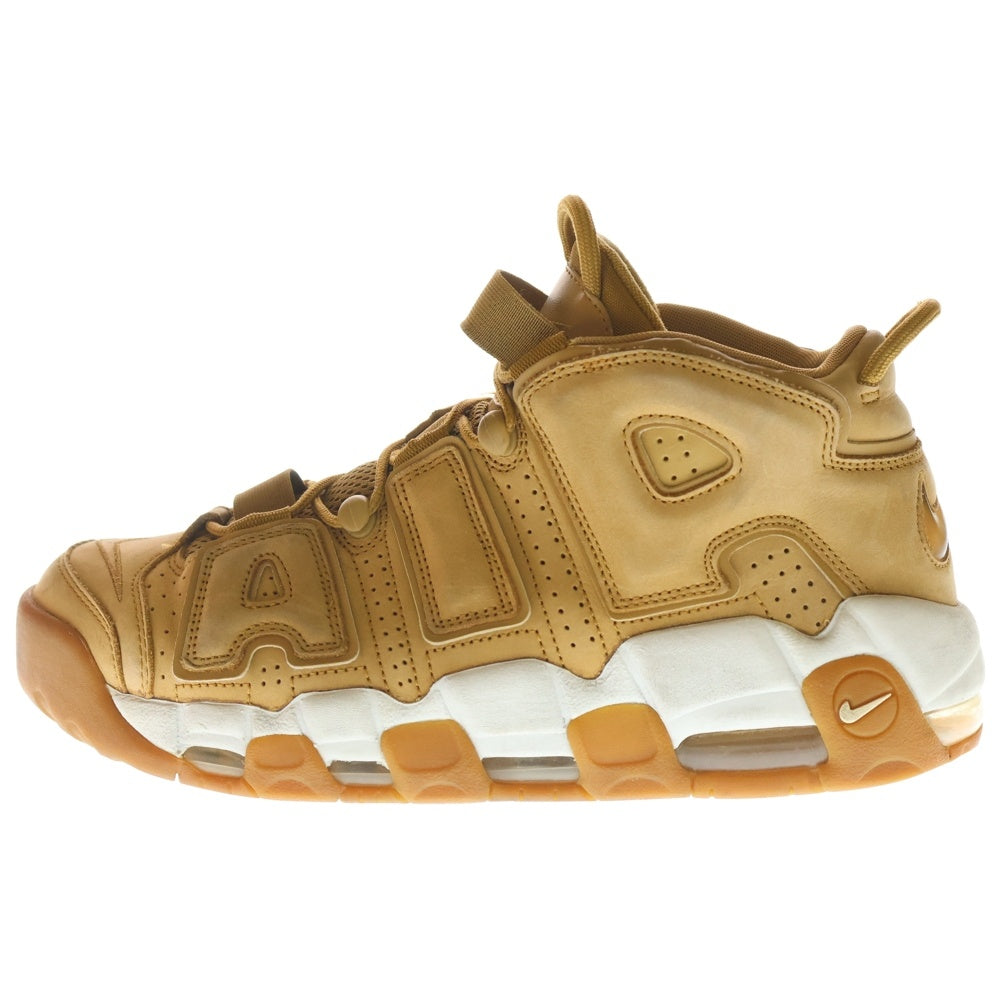 NIKE(ナイキ) AIR MORE UPTEMPO 96 PREMIUM FLAX エア モア アップテンポ プレミアム フラックス ハイカットスニーカー ブラウン US10/28cm AA4060-200