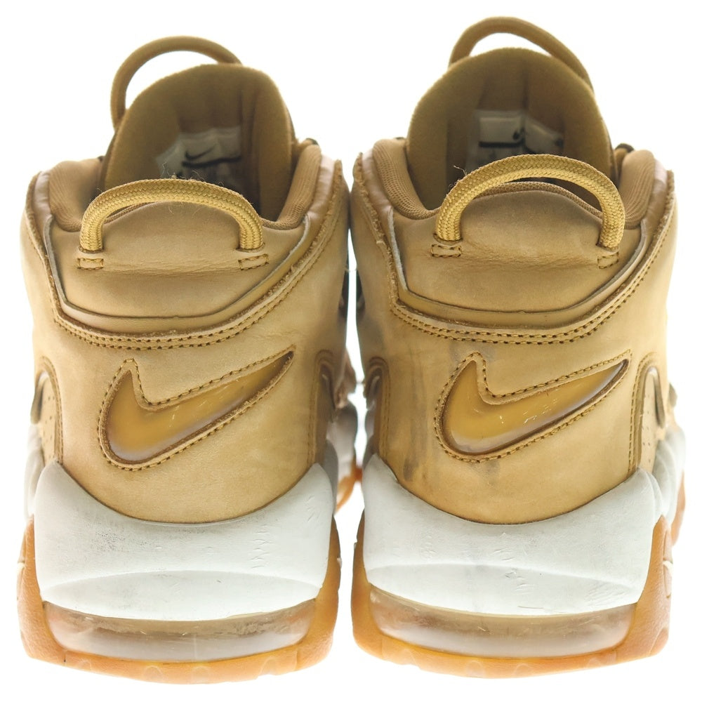NIKE(ナイキ) AIR MORE UPTEMPO 96 PREMIUM FLAX エア モア アップテンポ プレミアム フラックス ハイカットスニーカー ブラウン US10/28cm AA4060-200