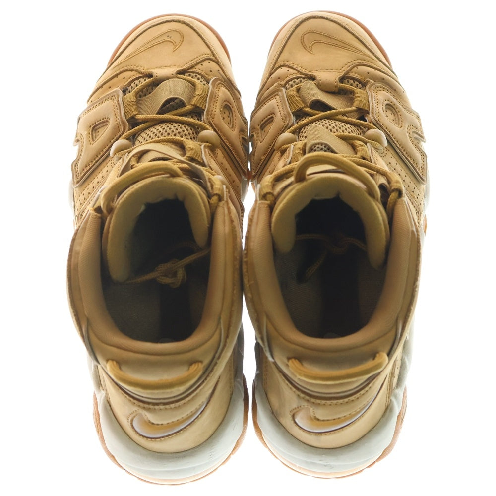 NIKE(ナイキ) AIR MORE UPTEMPO 96 PREMIUM FLAX エア モア アップテンポ プレミアム フラックス ハイカットスニーカー ブラウン US10/28cm AA4060-200