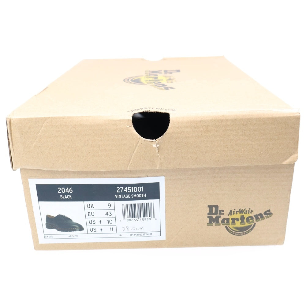 Dr.Martens(ドクターマーチン) 5ホール レースアップ レザードレスシューズ ブラック 2046