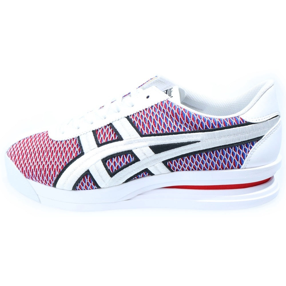 Onitsuka Tiger(オニツカタイガー) CORSAIR コルセア メッシュデザイン ローカットスニーカー ホワイト/レッド US10/28cm 1183A773
