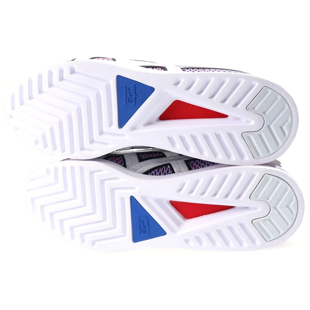 Onitsuka Tiger(オニツカタイガー) CORSAIR コルセア メッシュデザイン ローカットスニーカー ホワイト/レッド US10/28cm 1183A773