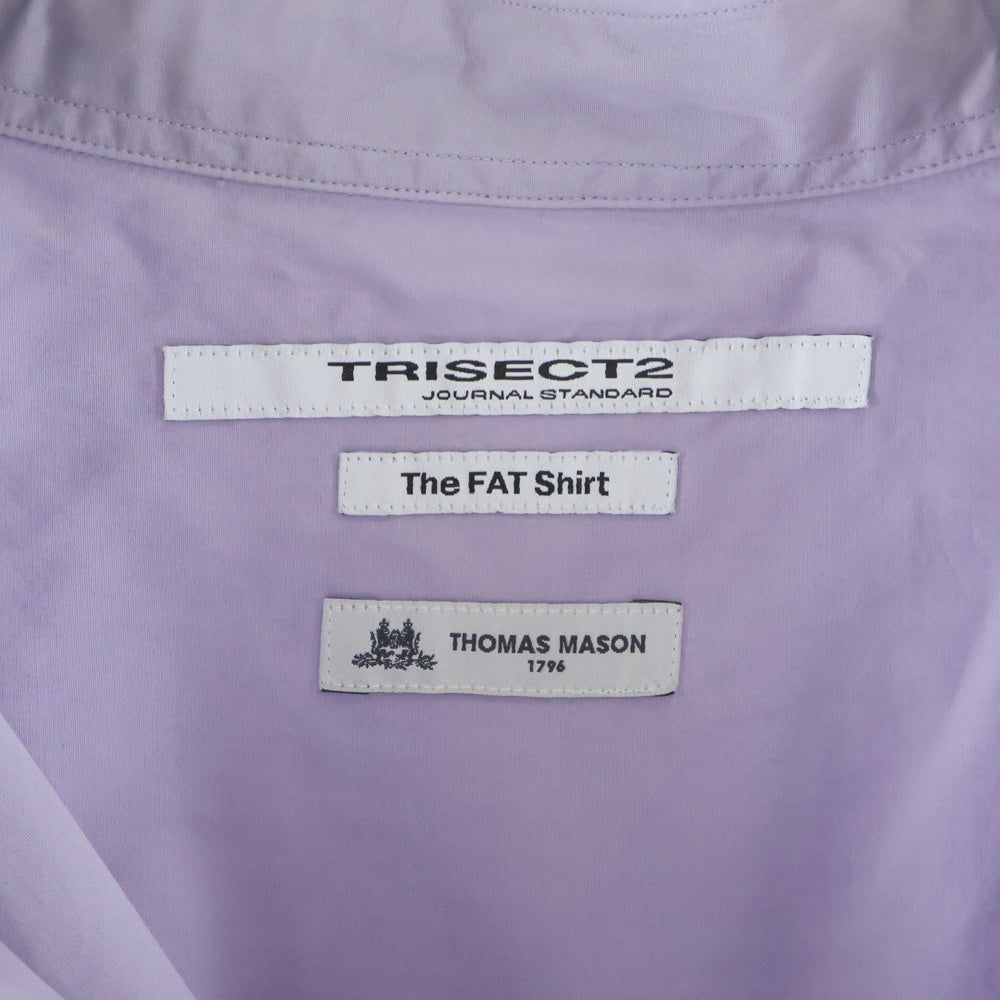 JOURNAL STANDARD(ジャーナルスタンダード) ×TRISECT トリセクト ショートスリーブ コットンシャツ パープル 20-051-640-0010-1-0