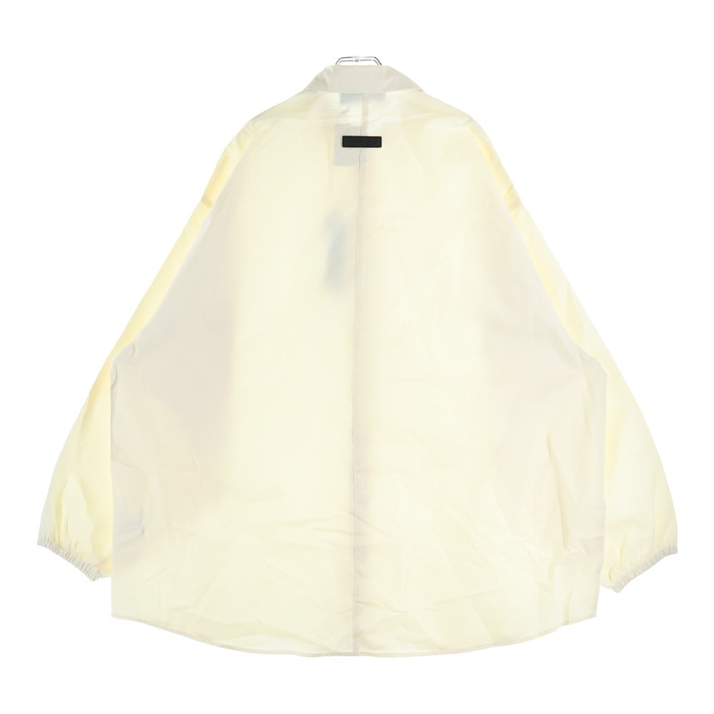 FEAR OF GOD ESSENTIALS(フィアオブゴッド エッセンシャルズ) ポリコットン ロング長袖シャツ アイボリー 669-10059010