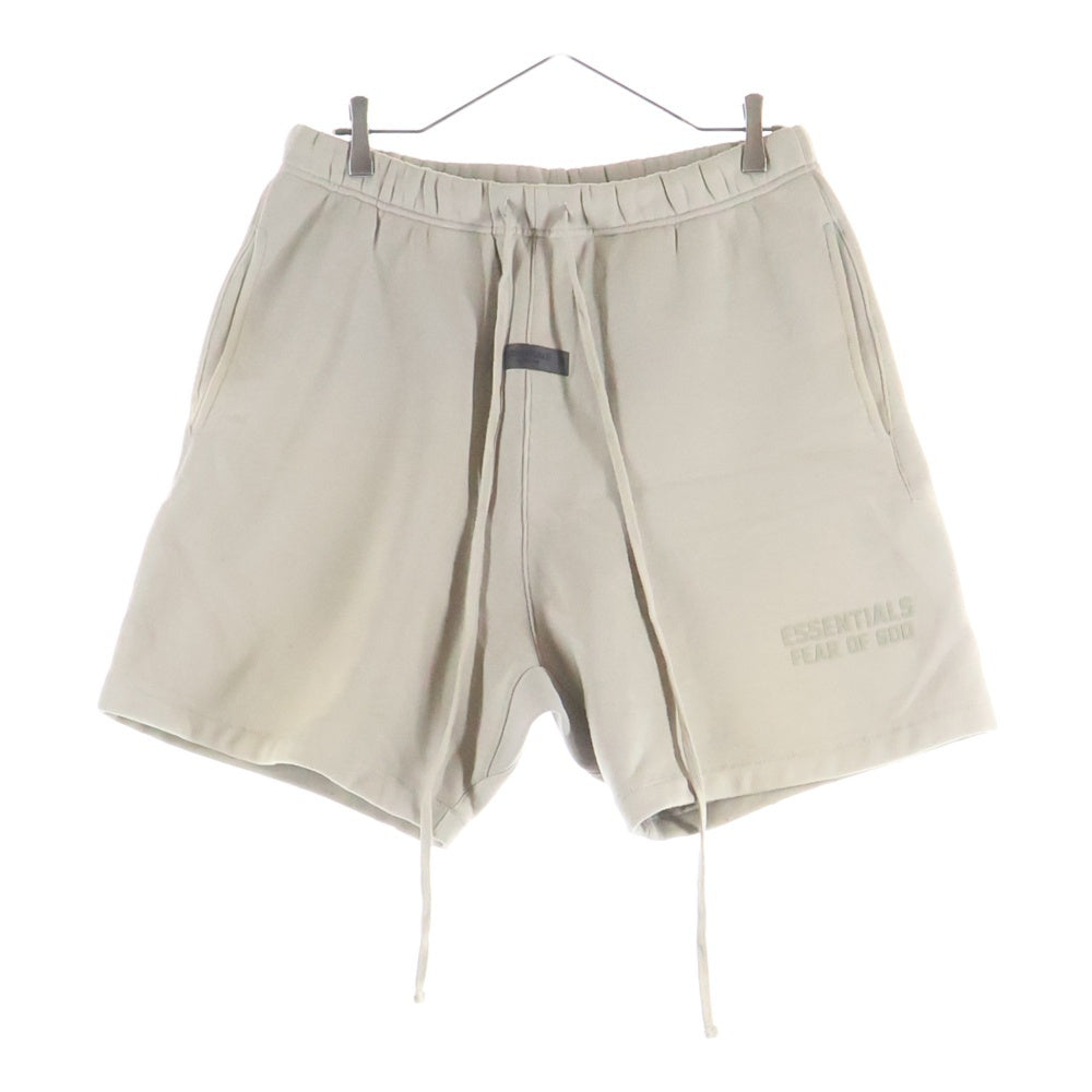 FEAR OF GOD ESSENTIALS(フィアオブゴッド エッセンシャルズ) フロントロゴ スウェットハーフパンツ ショーツ ベージュ