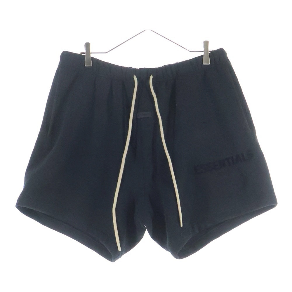 FEAR OF GOD ESSENTIALS(フィアオブゴッド エッセンシャルズ) フロントロゴ スウェットハーフパンツ ショーツ ブラック