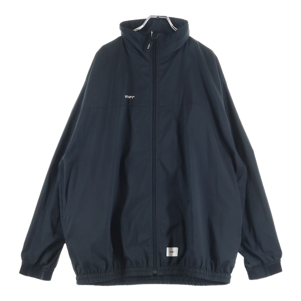 WTAPS(ダブルタップス) 19AW ACADEMY JACKET POLY TAFFETA ポリタフタ ジップアップ アカデミージャケット ブラック 192TQDT-JKM01