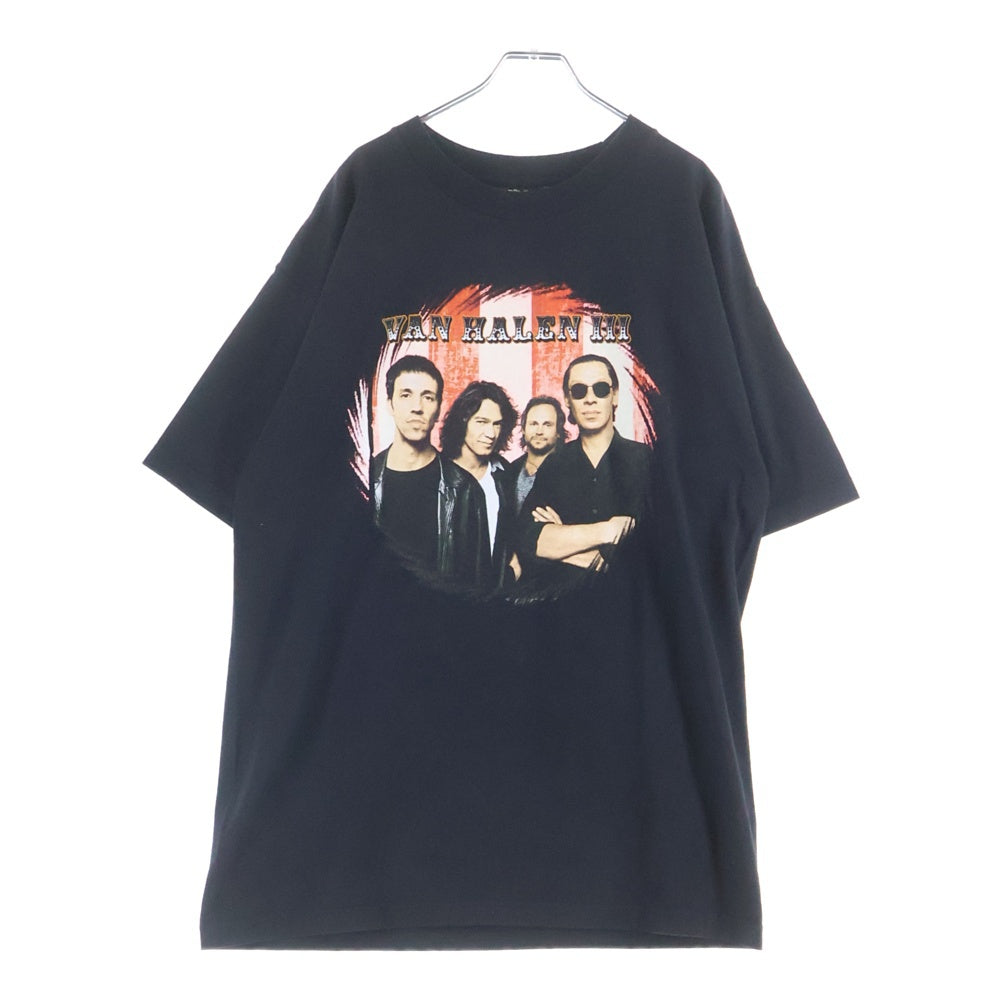 VINTAGE(ヴィンテージ) 90S VINTAGE VAN HALEN III WORLD TOUR 1998 GIANT ヴィンテージ ヴァンヘイレン 両面プリント ワールドツアー 半袖Tシャツ カットソー ブラック