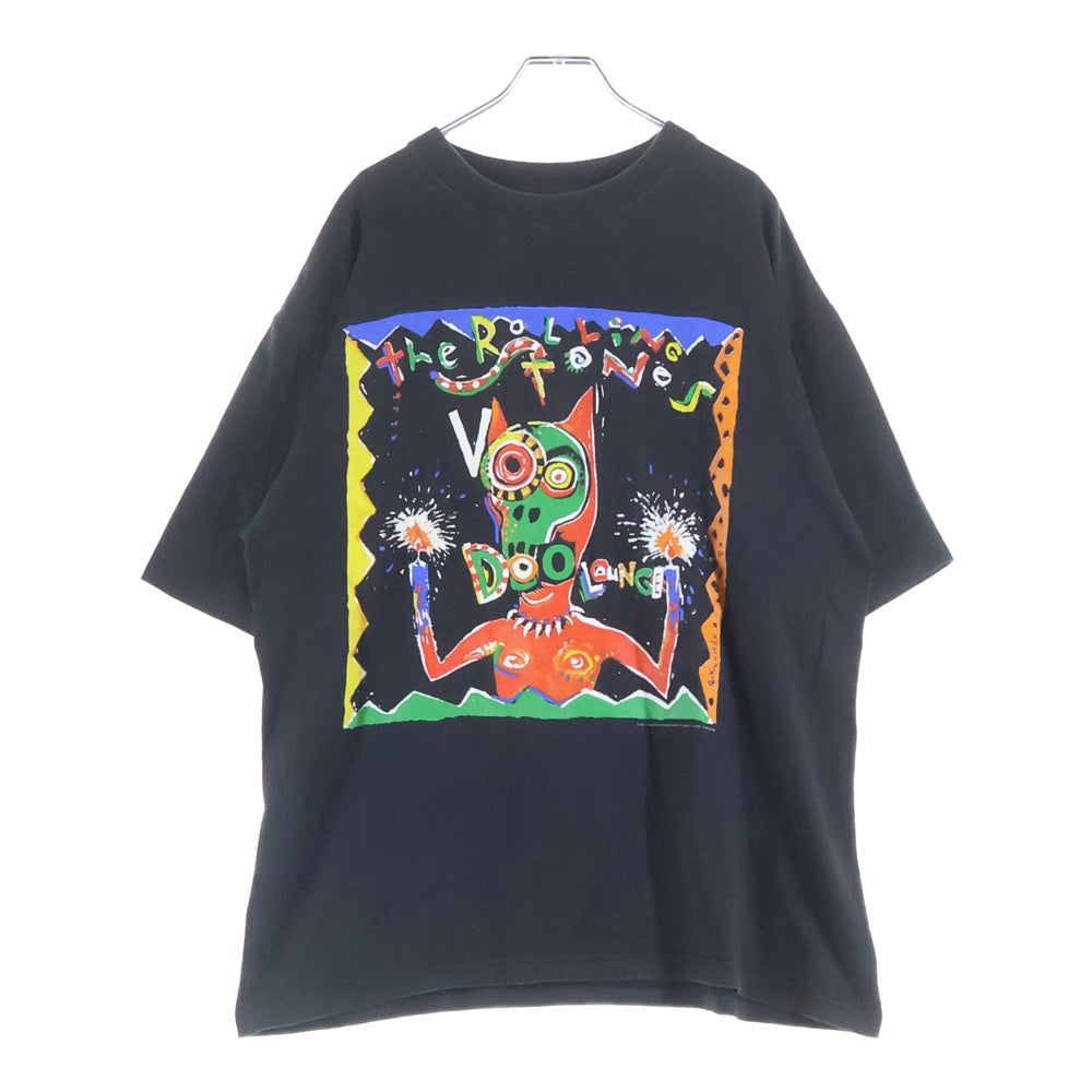 VINTAGE(ヴィンテージ) 90S VINTAGE THE ROLLING STONES ART VOODOO LOUNGE BROCKUM ヴィンテージ ローリングストーンズ 両面アートプリント クルーネック 半袖Tシャツ