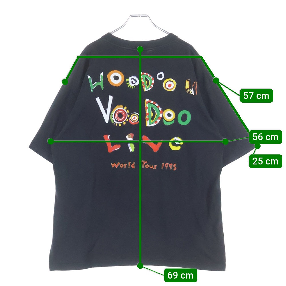 VINTAGE(ヴィンテージ) 90S VINTAGE THE ROLLING STONES ART VOODOO LOUNGE BROCKUM ヴィンテージ ローリングストーンズ 両面アートプリント クルーネック 半袖Tシャツ