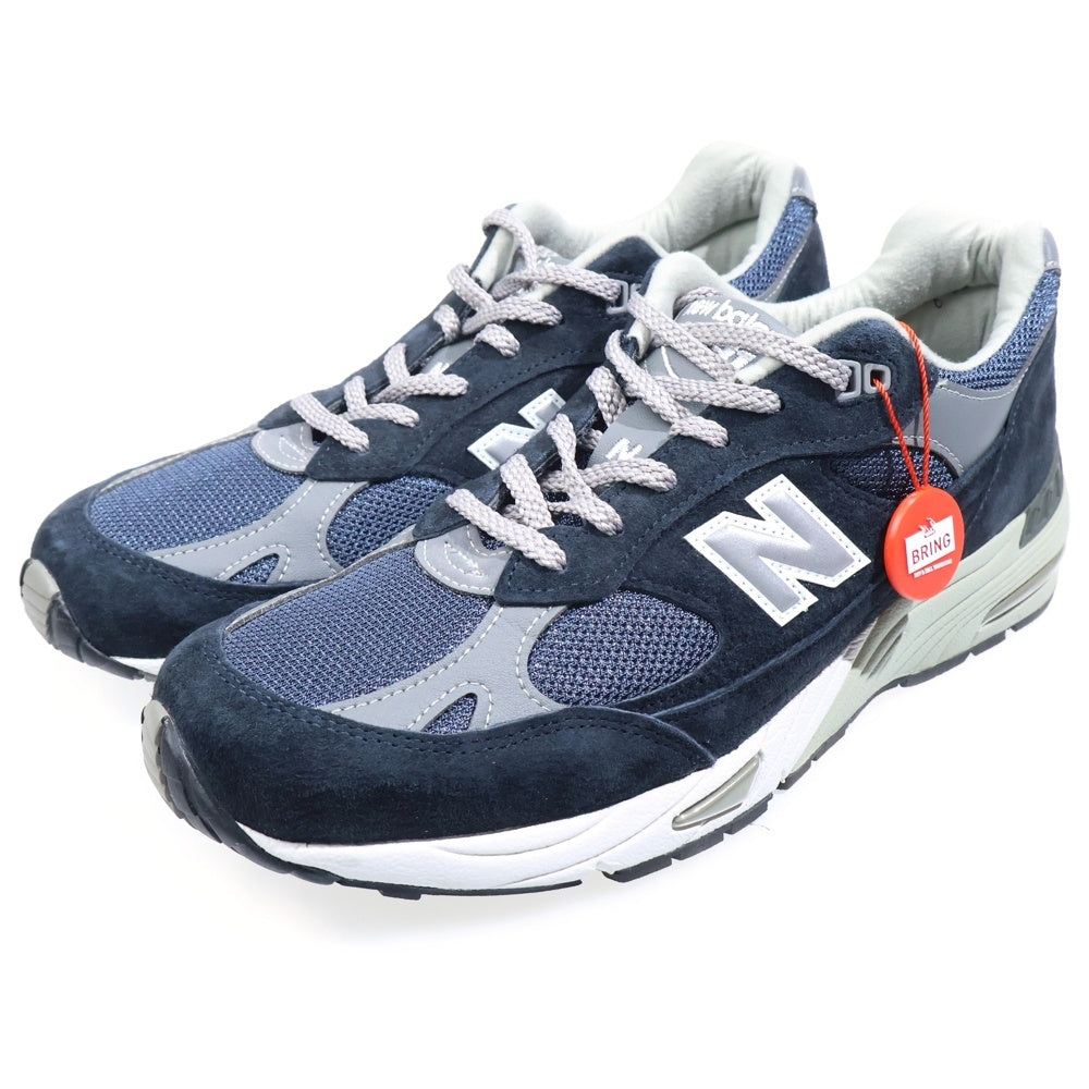 New Balance(ニューバランス) M991NV スウェード ローカットスニーカー ネイビー US10/28cm
