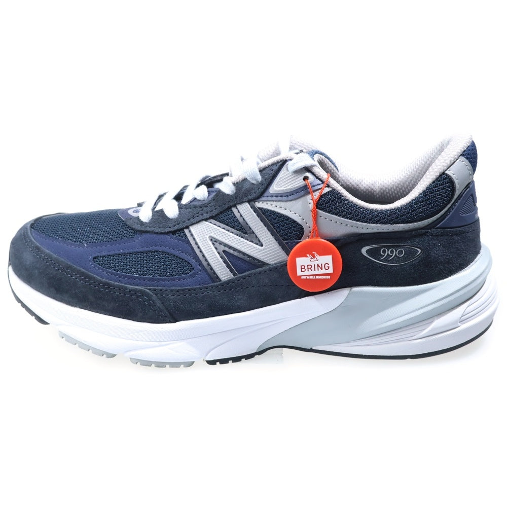 New Balance(ニューバランス) M990NV6 スウェード ローカットスニーカー ネイビー US10.5/28.5cm