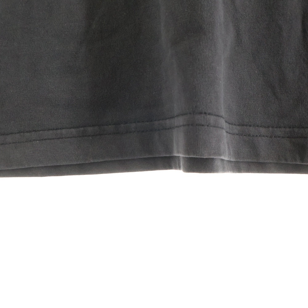 UNION(ユニオン) UPRISE L/S TEE フロントプリント クルーネック 長袖Tシャツ カットソー ブラック