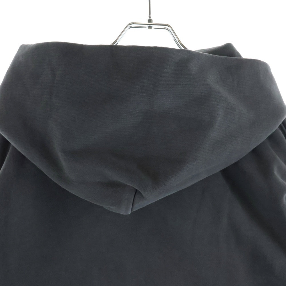 UNION(ユニオン) WARPED HOOD フロントロゴ スウェット プルオーバーパーカー ブラック