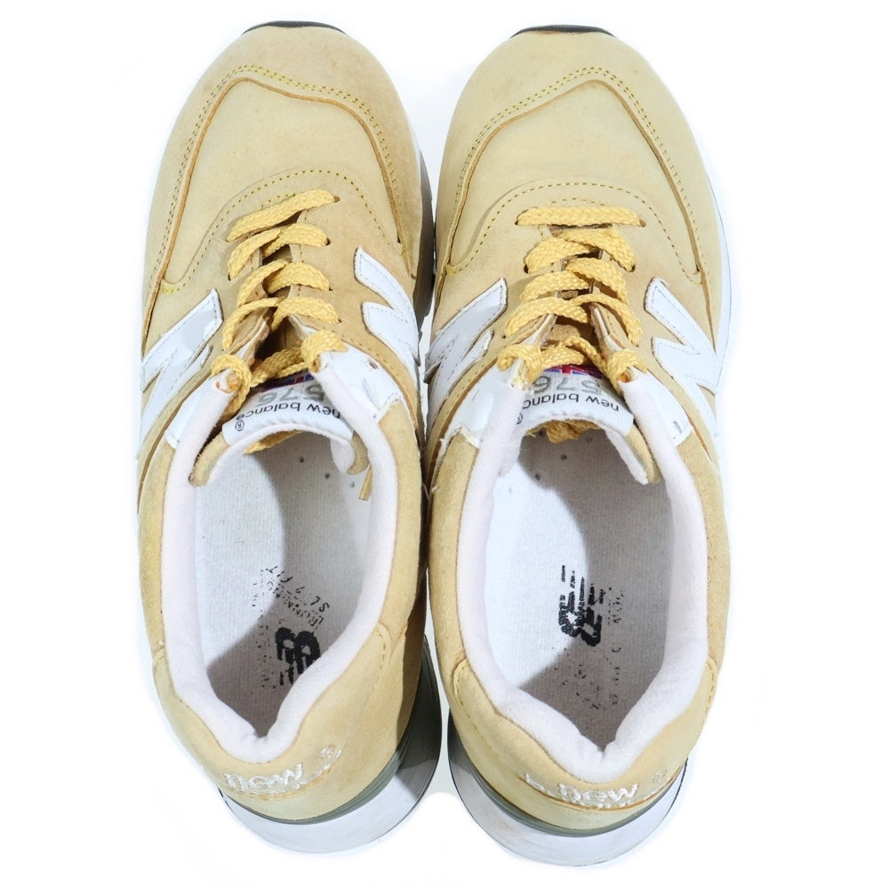New Balance(ニューバランス) W576YY イングランド製 スウェード ローカットスニーカー イエロー