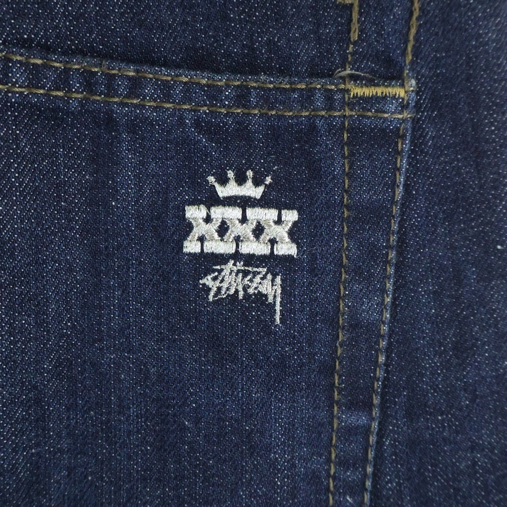 STUSSY(ステューシー) XXX 30周年 デニム バギーパンツ インディゴ