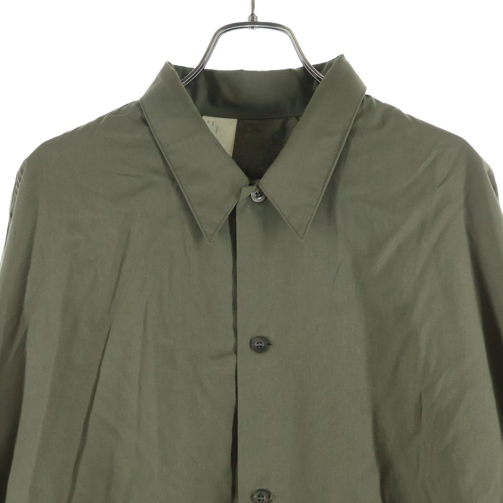 N.HOOLYWOOD(エヌハリウッド) 18AW レーヨン 長袖 シャツ カーキ 182-SH15