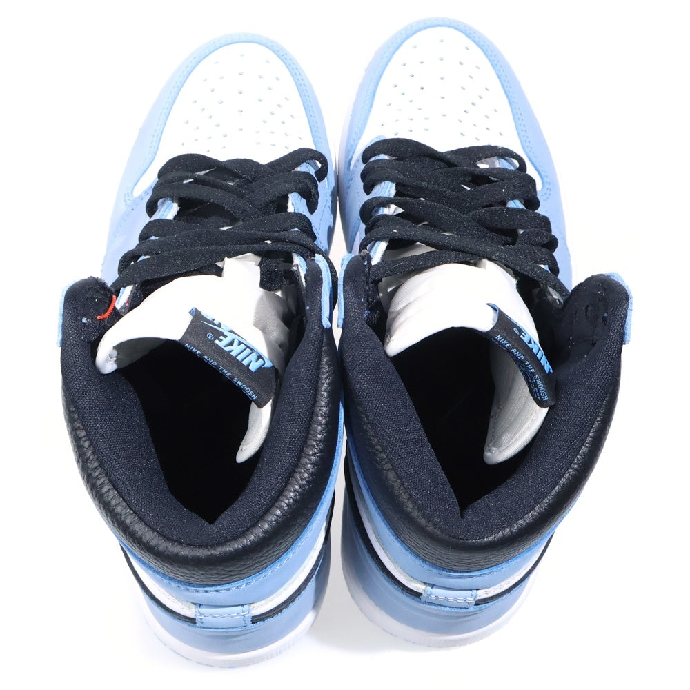 NIKE(ナイキ) AIR JORDAN 1 RETRO HIGH OG UNIVERSITY BLUE エアジョーダン1 ユニバーシティブルー ハイカットスニーカー ブルー US8.5/26.5cm 555088-134