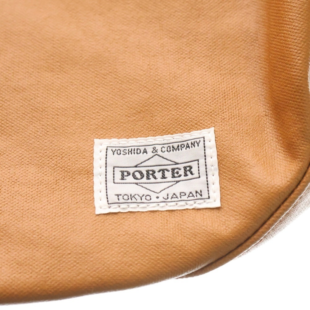 PORTER(ポーター) FREE STYLE フリースタイル フェイクレザー ショルダーバッグ ブラウン レディース