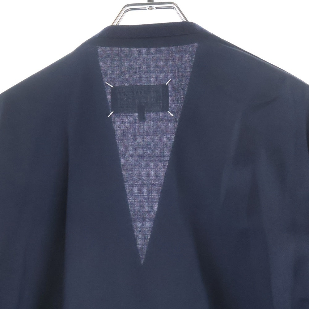 Maison Margiela(メゾンマルジェラ) 18AW カラーレス ノーカラージャケット ネイビー S50BN0357 S44330