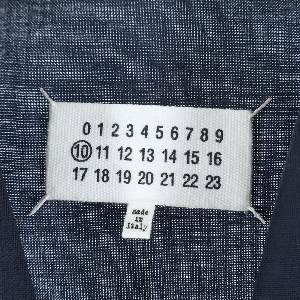 Maison Margiela(メゾンマルジェラ) 18AW カラーレス ノーカラージャケット ネイビー S50BN0357 S44330