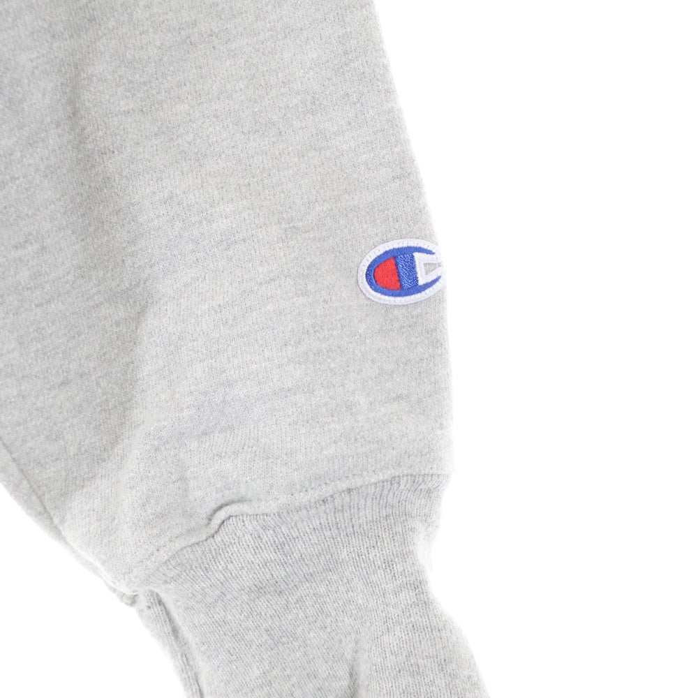 SUPREME(シュプリーム) 25SS ×Champion Hooded Sweatshirt アーチロゴ スウェット プルオーバーパーカー グレー