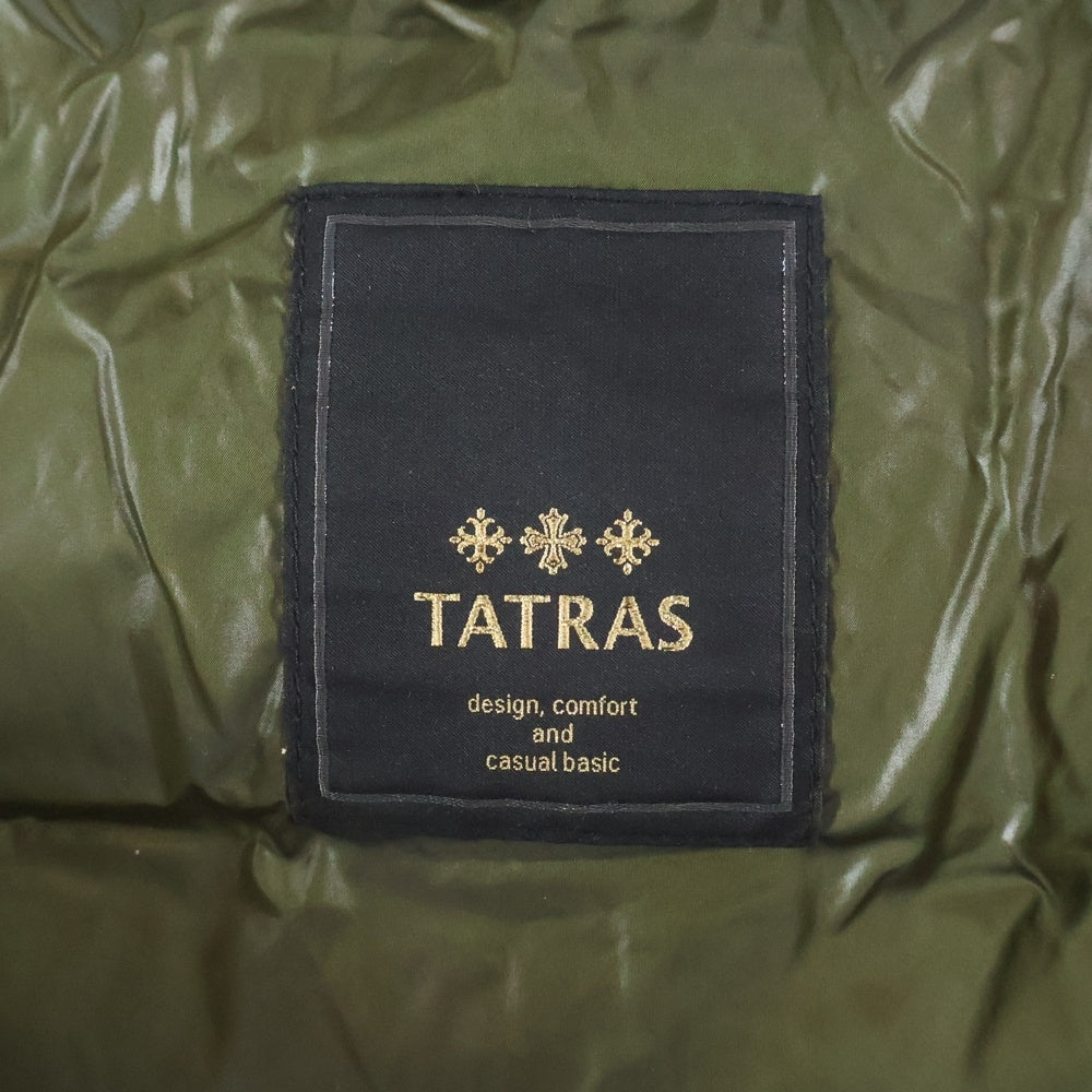 TATRAS(タトラス) 15AW BABILA バビラ ナイロンフーデッド ダウンコート ジャケット カーキ レディース LTA15A4425