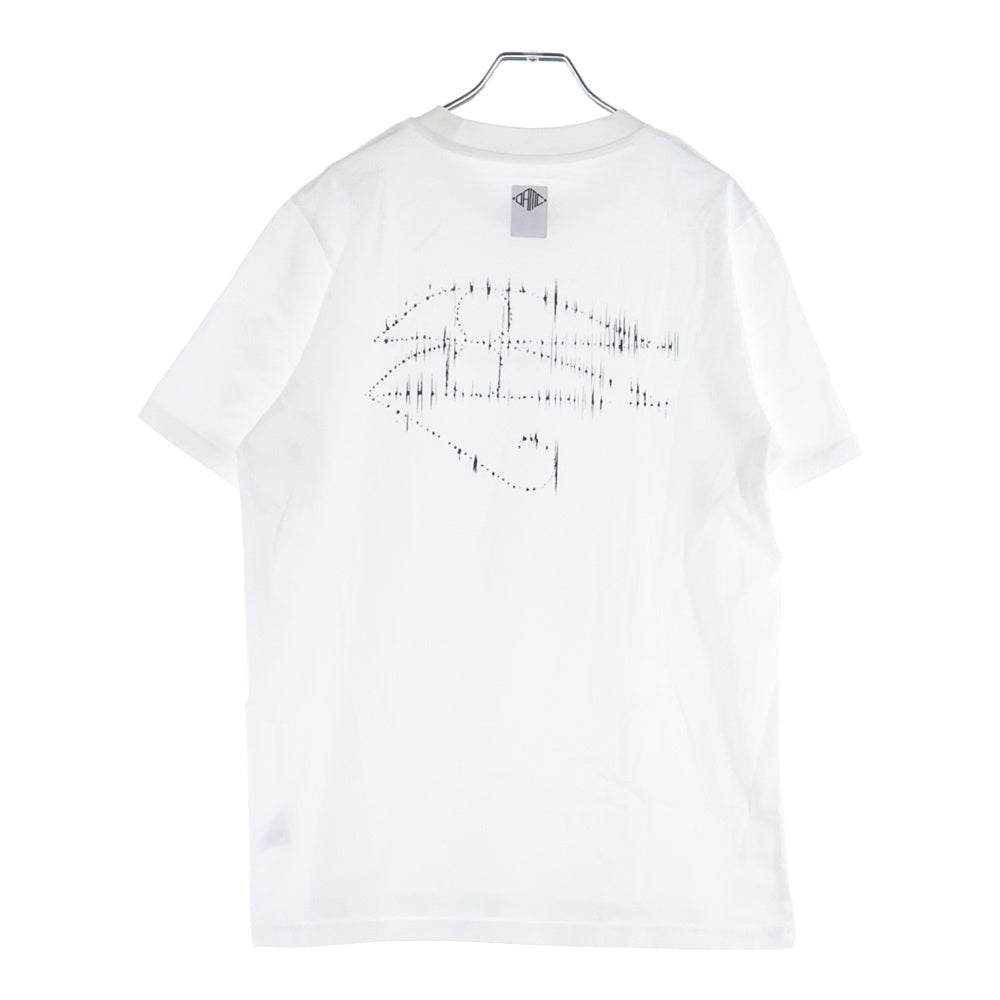 OAMC(オーエーエムシー) 18AW Horus T shirt アワーズ プリント クルーネック半袖Tシャツ カットソー ホワイト