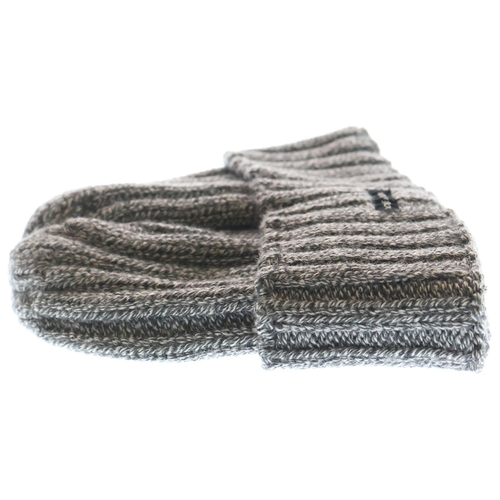 DOLCE & GABBANA(ドルチェアンドガッバーナ) ウール リブニット帽子 キャップ グレー