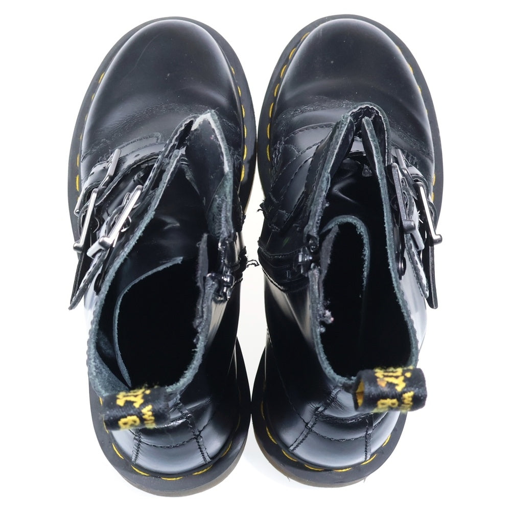 Dr.Martens(ドクターマーチン) BLAKE BUCKLE BOOT ブレイク 3連バックル レザーブーツ レディース ブラック 13665001