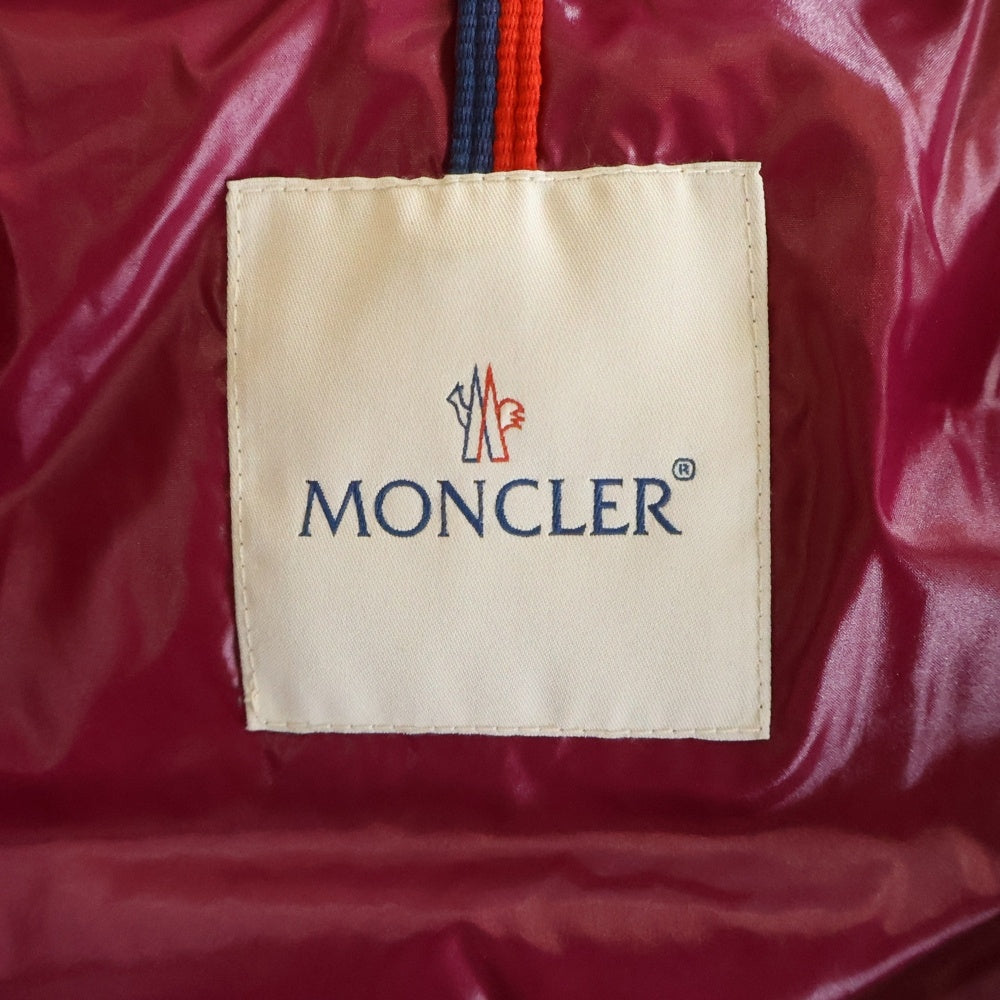 MONCLER(モンクレール) BADY DOWN JACKET ロゴパッチ フーデッド ナイロン バディ ダウンジャケット レディース パープル 120934594205 68950