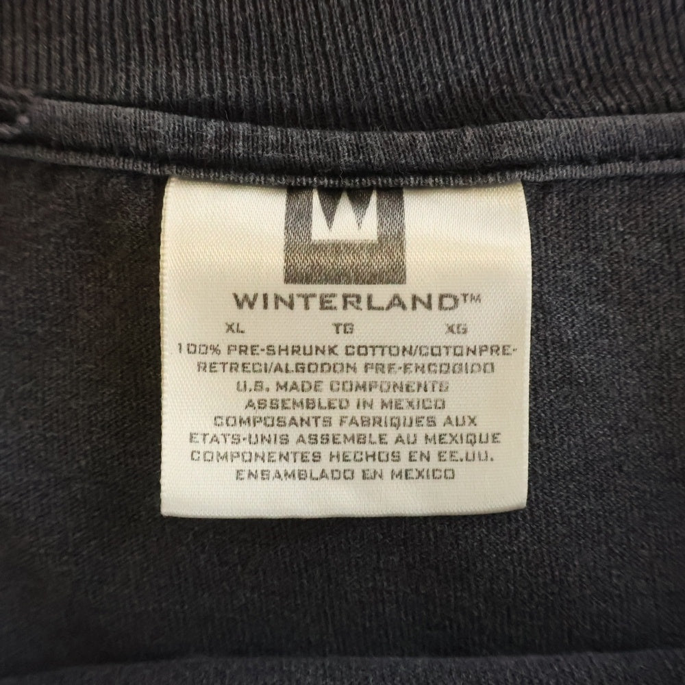 VINTAGE(ヴィンテージ) 90S VINTAGE PINK FLOYD THE WALL WINTERLAND ヴィンテージ ピンクフロイド ザウォール ウィンターランドタグ クルーネック半袖Tシャツ カットソー ブラック