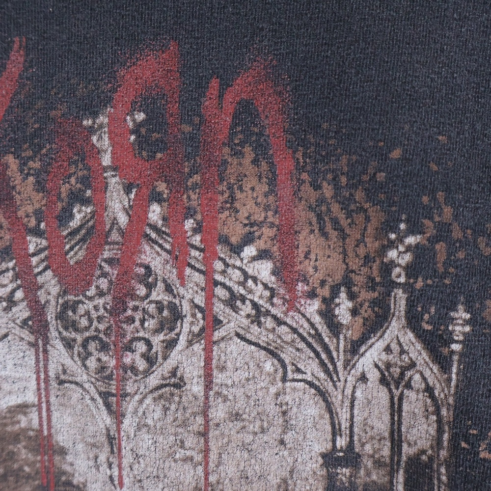 VINTAGE(ヴィンテージ) 00S VINTAGE KORN TAKE A LOOK IN THE MIRROR 2003 ヴィンテージ コーン テイクアルック インザミラー クルーネック半袖Tシャツ カットソー ブラック