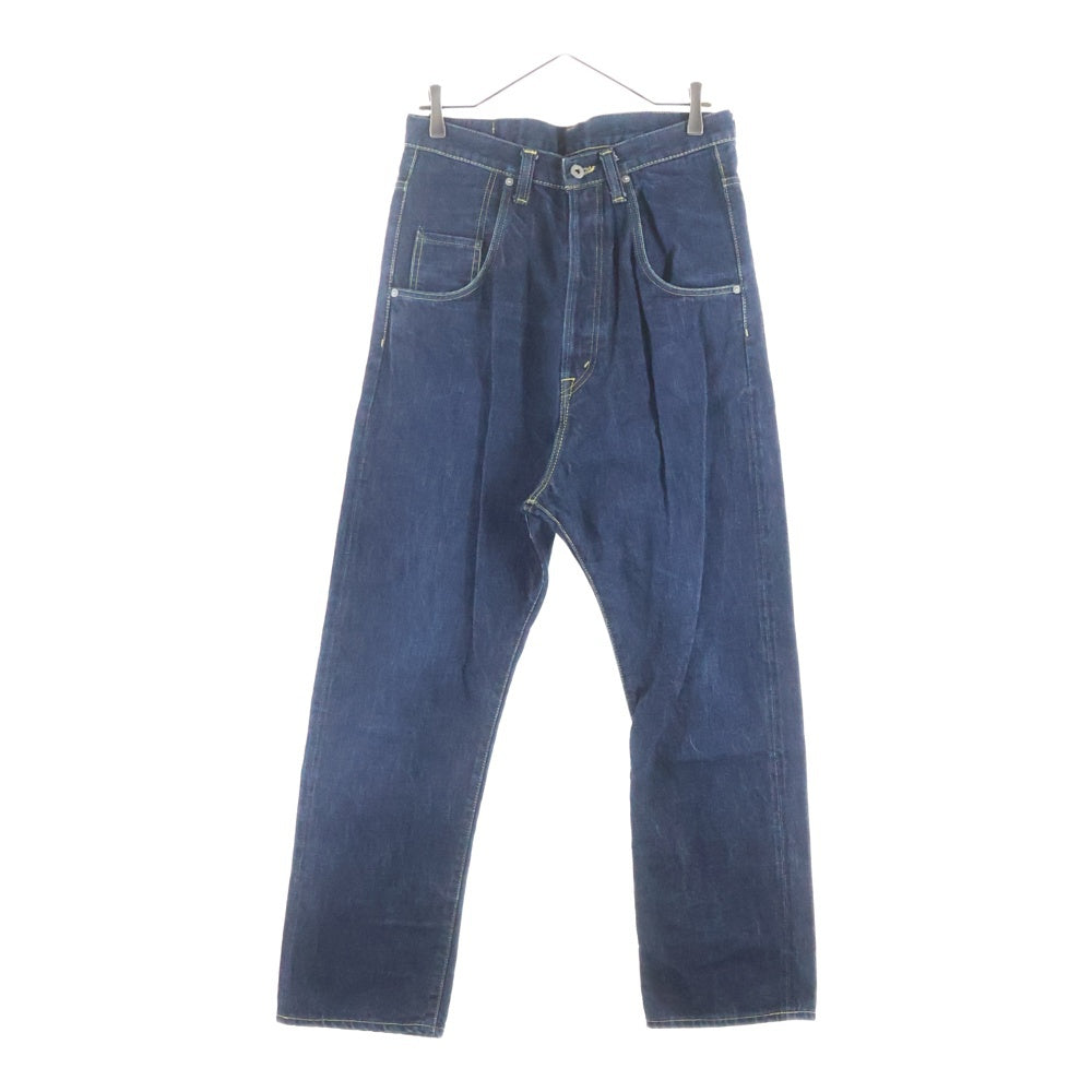 GANRYU(ガンリュウ) 09AW AD2009 サルエル ストレートデニムパンツ インディゴ ED-P011