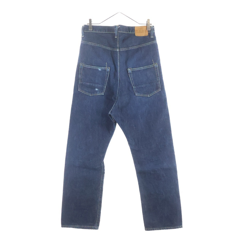 GANRYU(ガンリュウ) 09AW AD2009 サルエル ストレートデニムパンツ インディゴ ED-P011