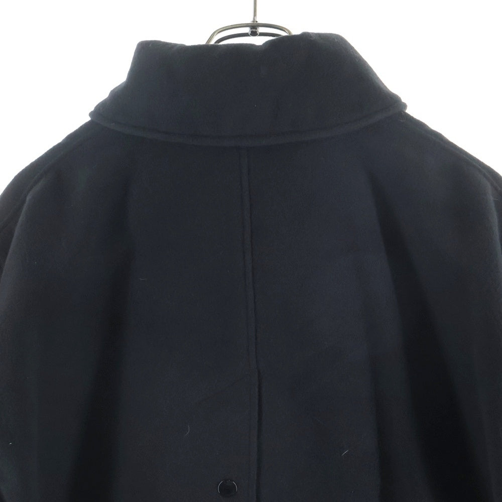 Engineered Garments(エンジニアド ガーメンツ) LH Pea Coat Polyester Fake Melton ポリエステル フェイクメルトン ピーコート ジャケット ブラック LN207B